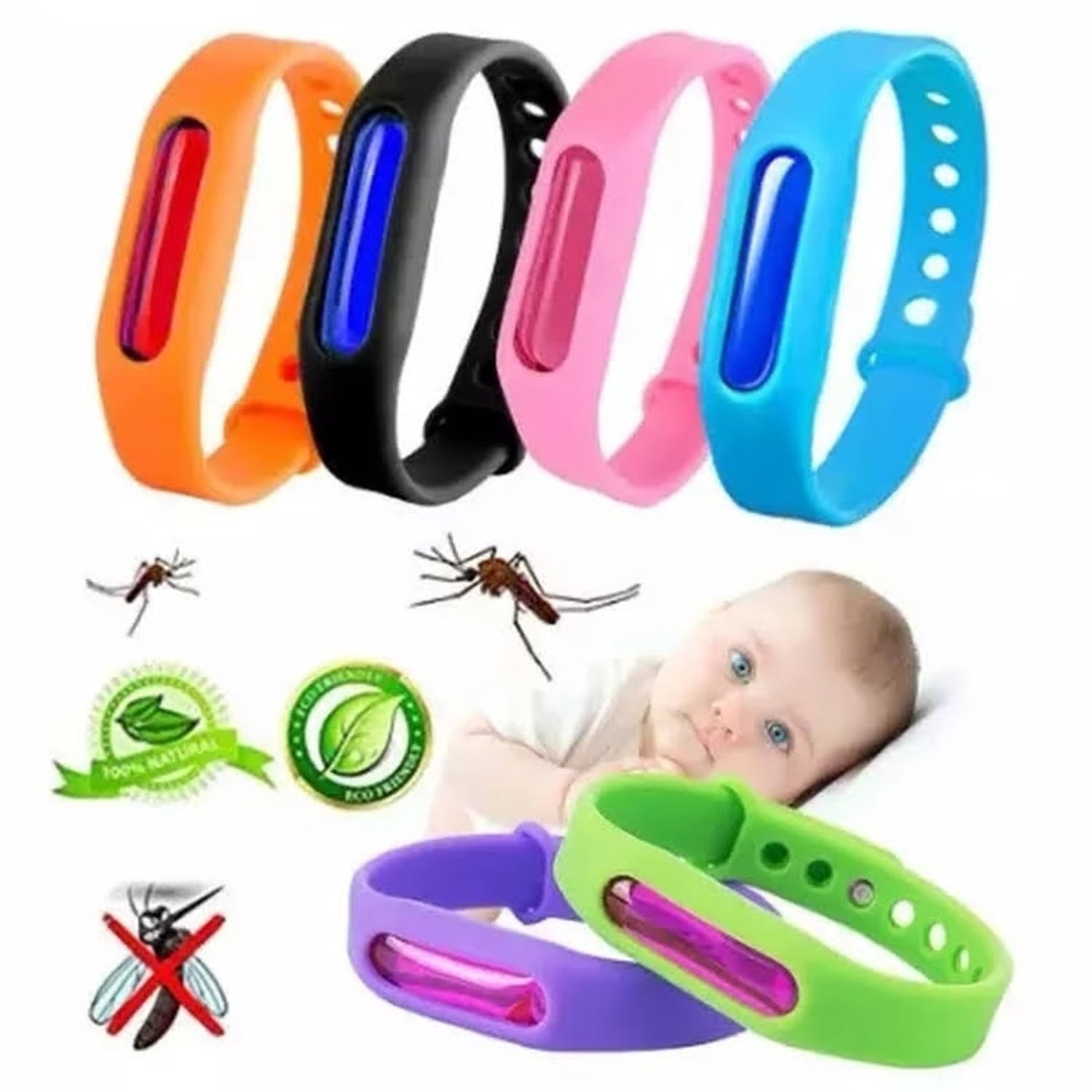 Pulsera Repelente Anti Mosquito Niños