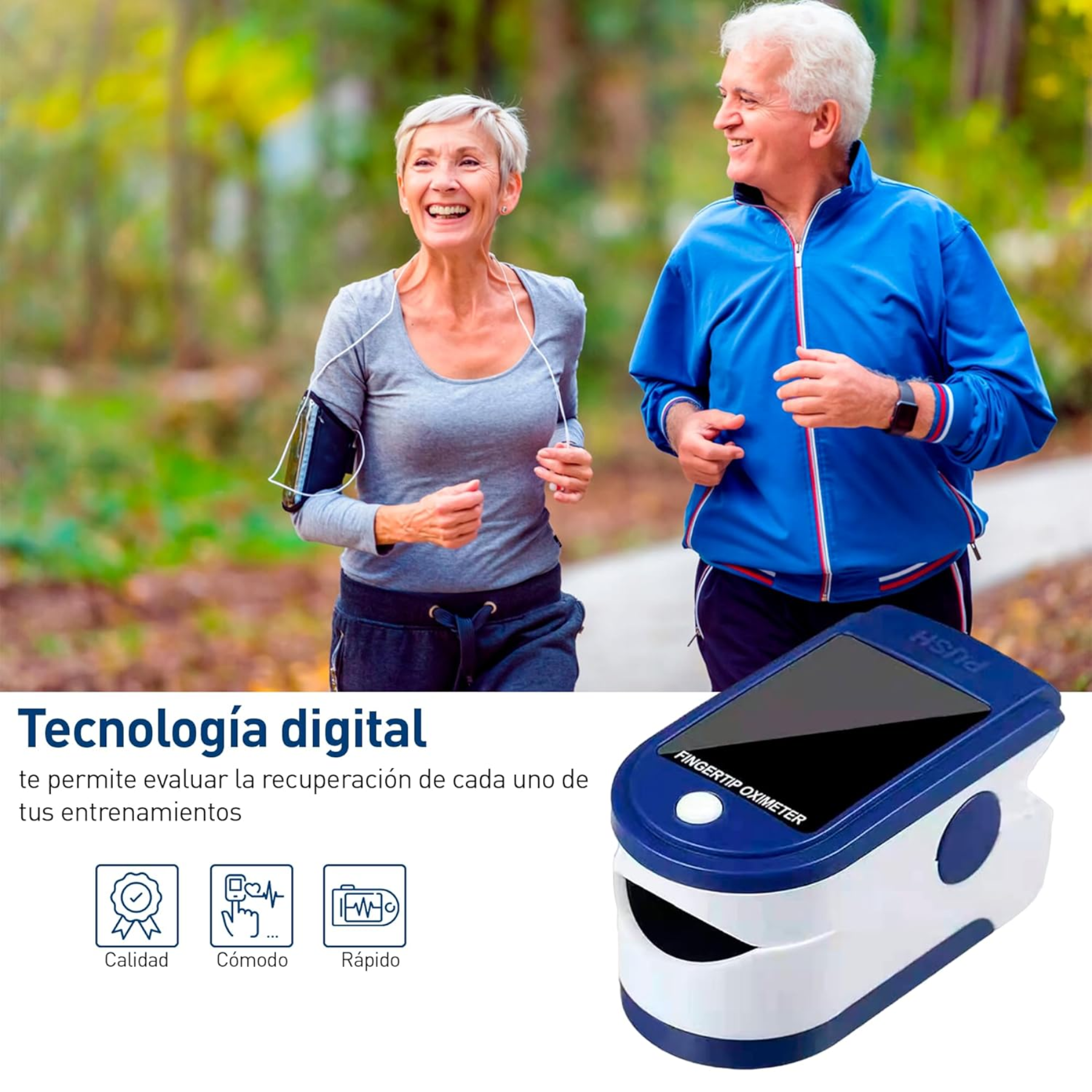 Saturómetro Oximetro De Pulso Digital