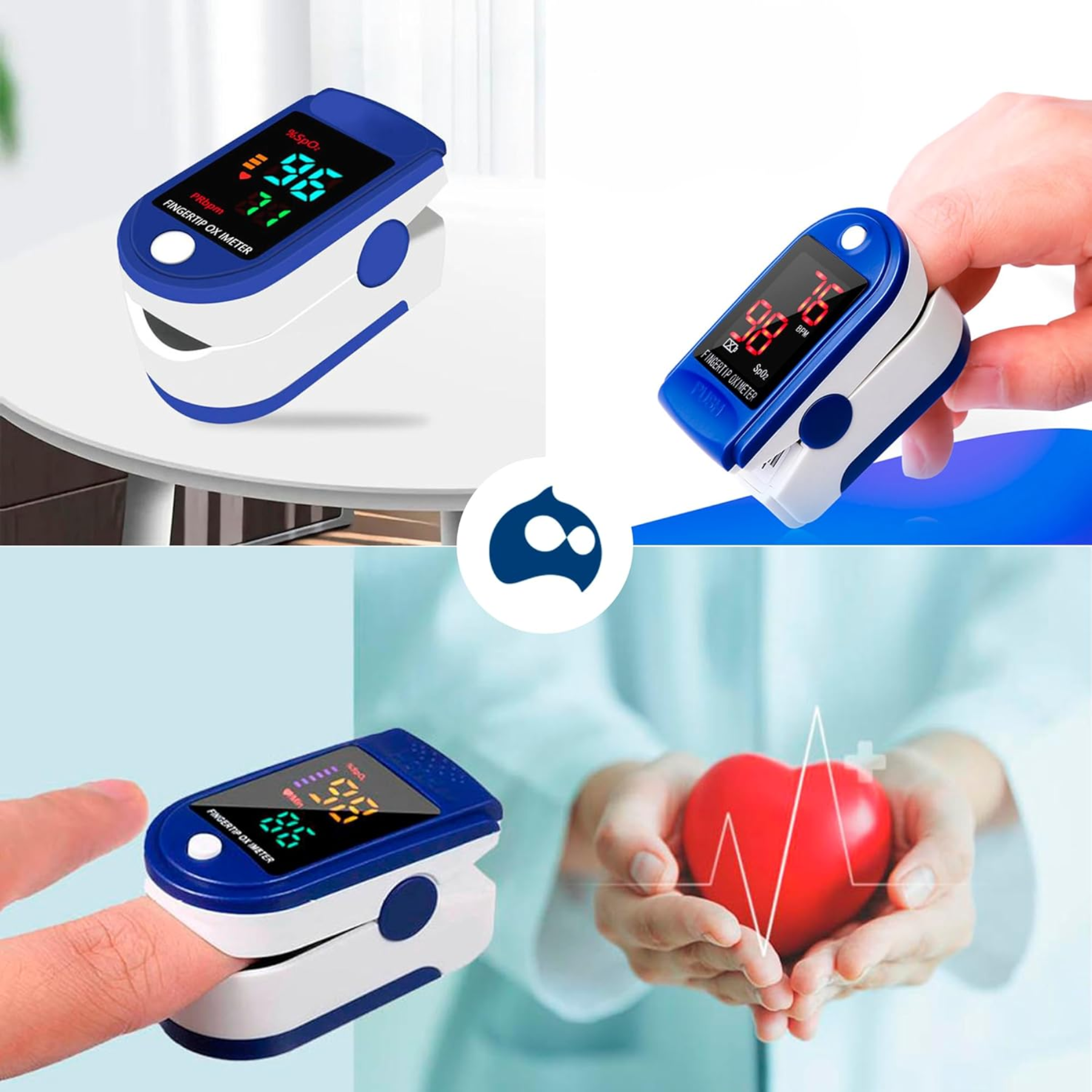 Saturómetro Oximetro De Pulso Digital
